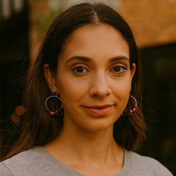 Jewelry - NEW - Multi Color Beaded Large Hoop Earrings